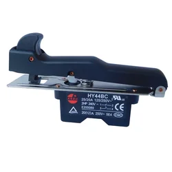 KEDU HY44BC 125/250V 25/20A 2HP Lock Off Lock On Electric Pushbutton Push Button Switch for Large Grinding Machine Trigger Tools