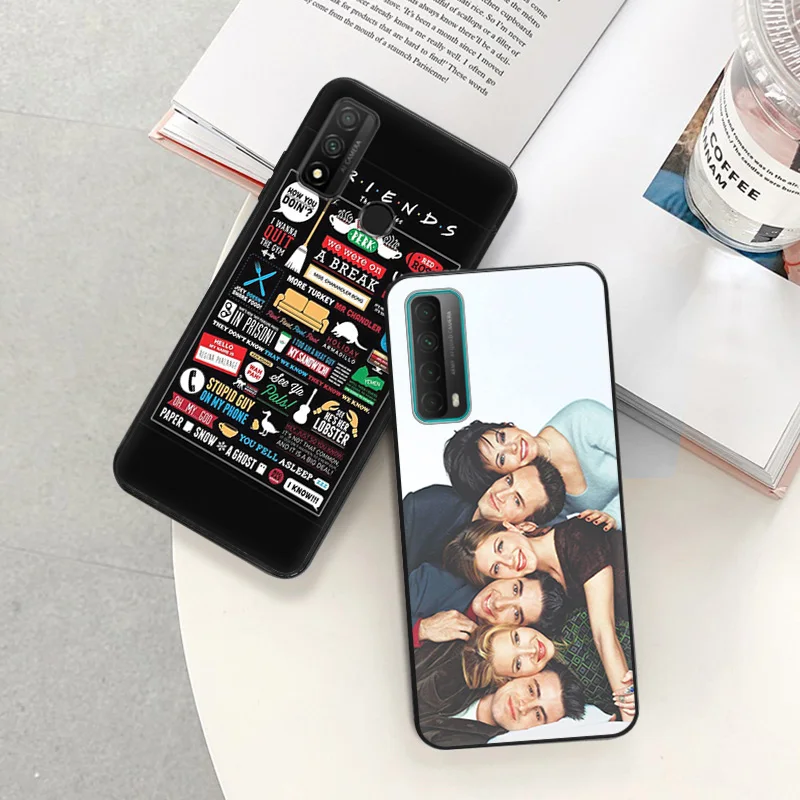 Phone Case For Honor X9b X6 a X7 X8 b 4G 70 90 Magic5 Friends TV Central Perk Huawei P20 P30 P40 P-SmartZ Soft Protective Cover