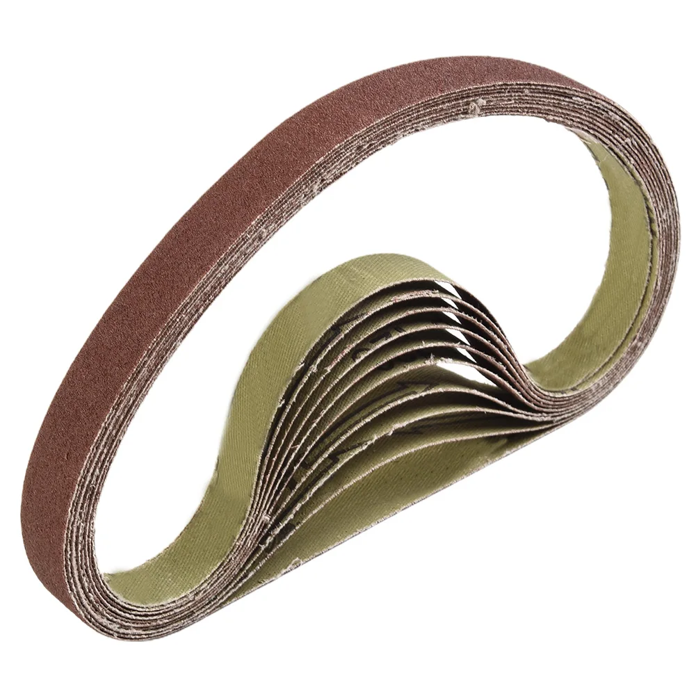 Accessories Equipment High quality New Supplies Sanding Belt Sander Tools Wood Workshop Grinder 10pcs 15x452mm