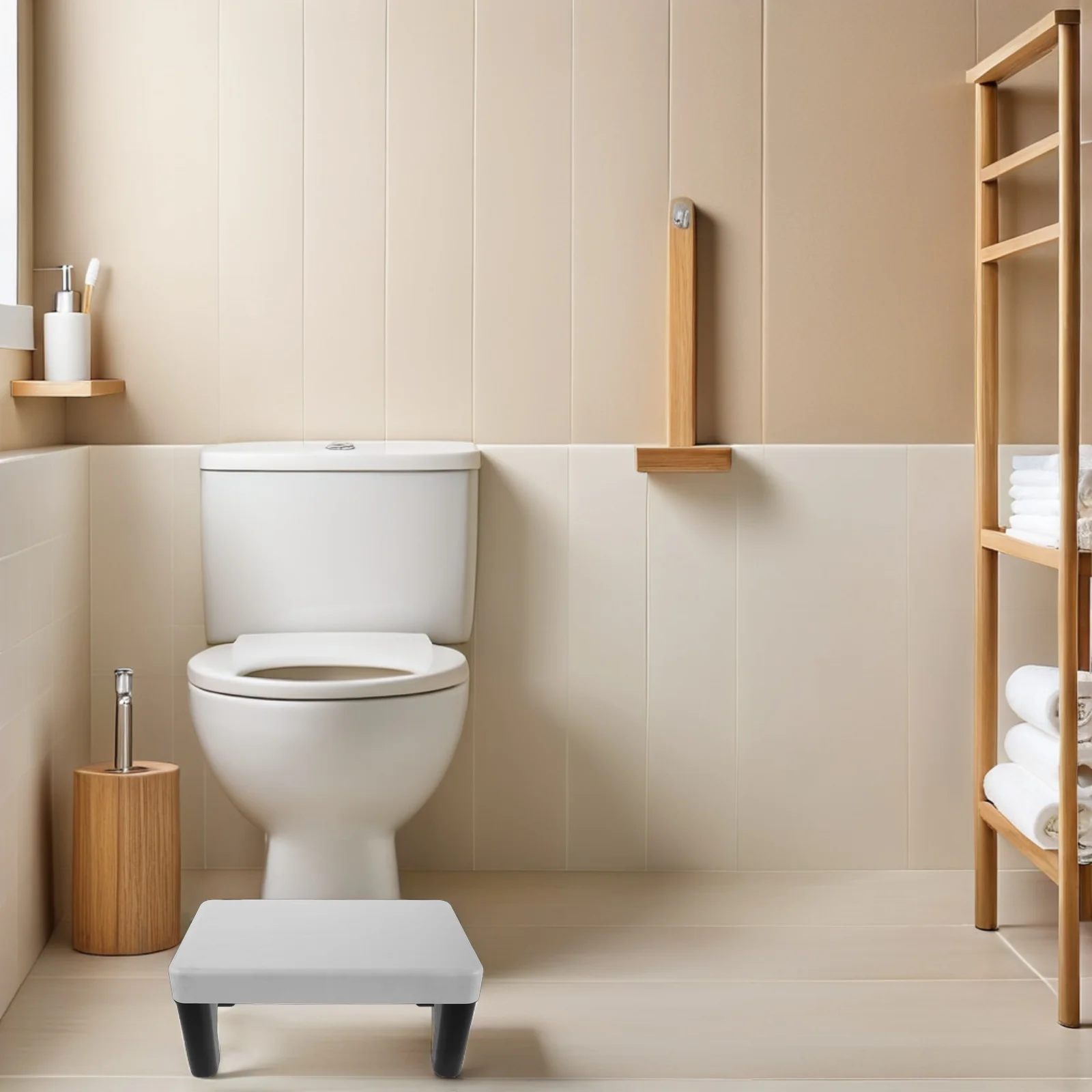 

Thickened Toilet Squat Stool Bathroom Footstool for Pooping Portable Squatting Poop Footrest Kids Potty Step Stool Non Slip