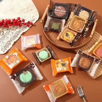 LBSISI Life,新款月餅袋,蛋黃脆餅袋,手工餅乾塑膠包裝,中秋節適用,100個裝 6 最佳銷售 手工包裝 - №2