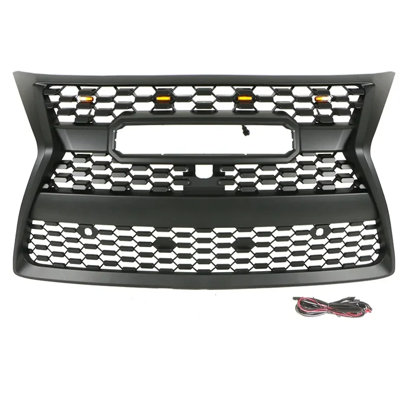 2014-2021 Auto Parts Abs Front Grille With Light Fit For Lexus Gx460 Harrie