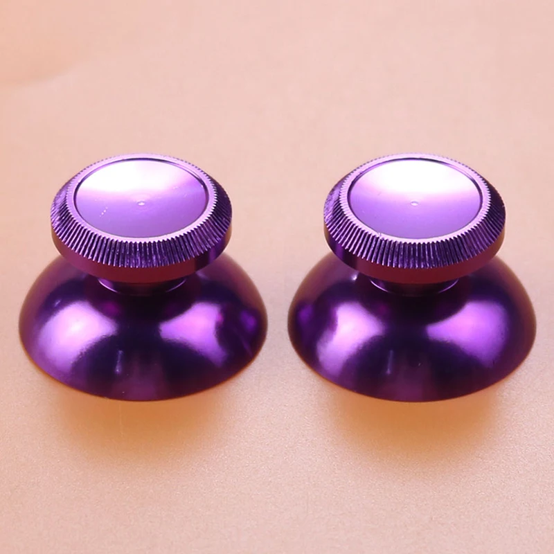 2PCS Colorato Alluminio Metallo 3D Analogico Thumb Stick Grip Fungo Joystick Cap Per Xbox 360 Gamepad Controller
