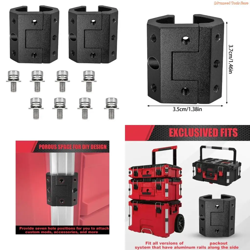 Universal Mount Backouts Clip Clip for Power Tool Packouts Box Packouts System Rails W91B