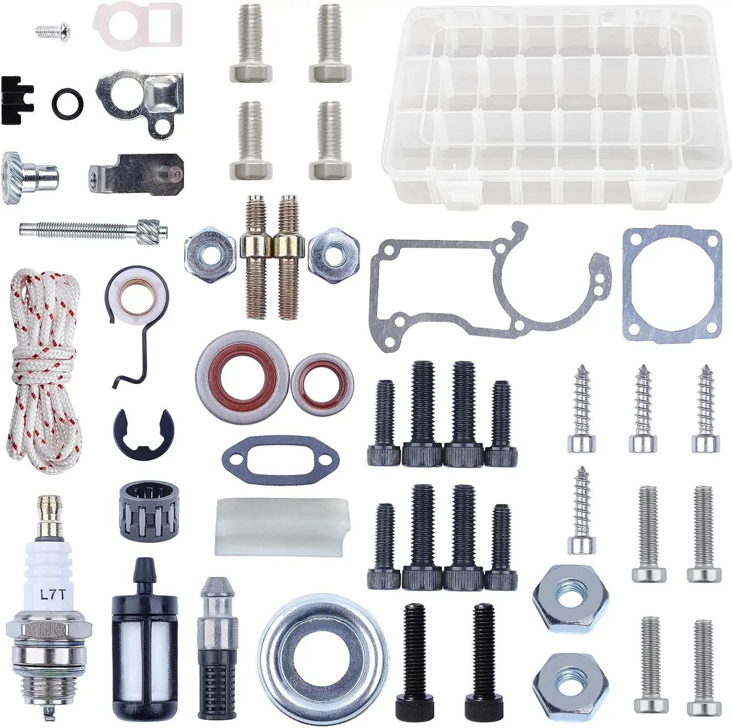 Комплект винтов и болтов для Stihl MS260 MS360 MS440 MS441 MS460 MS461 MS660 и серии бензопил, запасные части, аксессуары Комплект винтов и болтов для Stihl MS260 MS360 MS440 MS441 MS460 MS461 MS660 и серии бензопил, запасные части, аксессуары