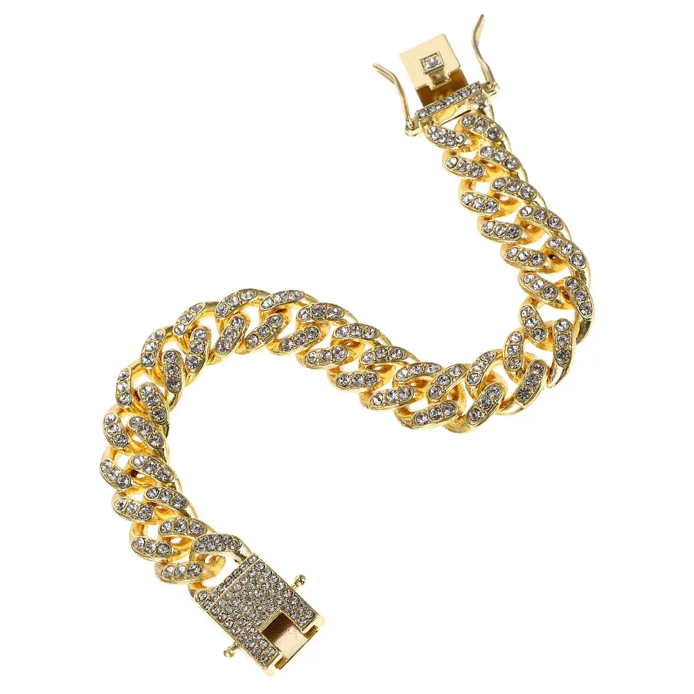 

Dog Chain Collar 16CM Gold Necklace for Pets Small Dogs Cat Chains Jewelry Accessories Rust Resistance Strong Link