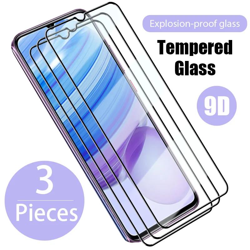 3PCS Full Cover Protective Glass For Huawei P30 40 Pro Lite E P Smart Z 2021 Screen Protector For Huawei Mate 20 Lite  Y7 2019