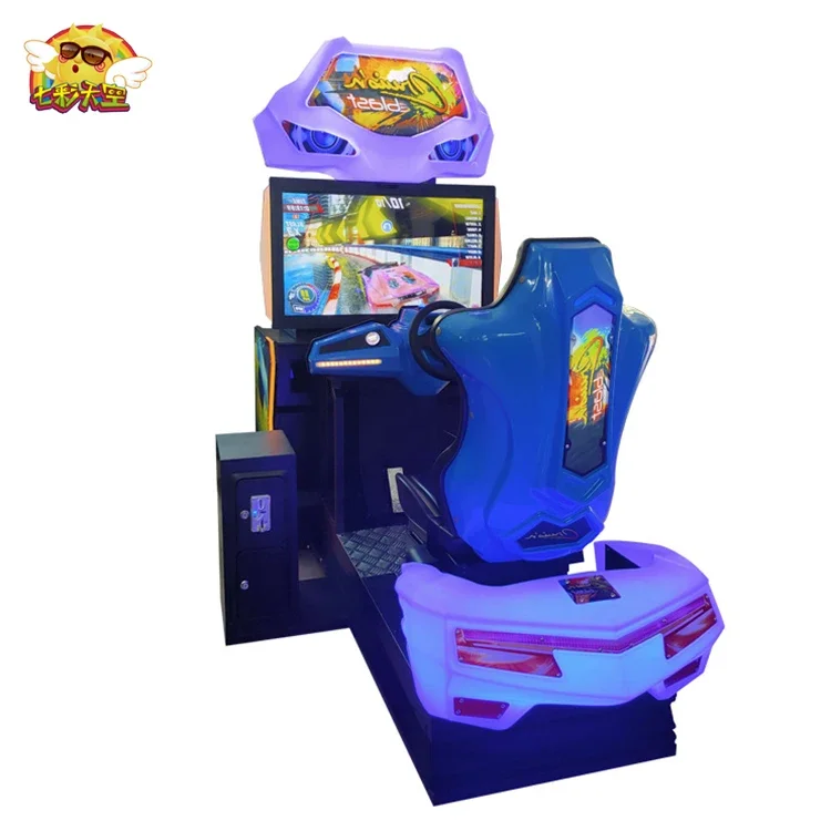 Arcade Car Racing Simulator Video Driving Game Machine For Game Center