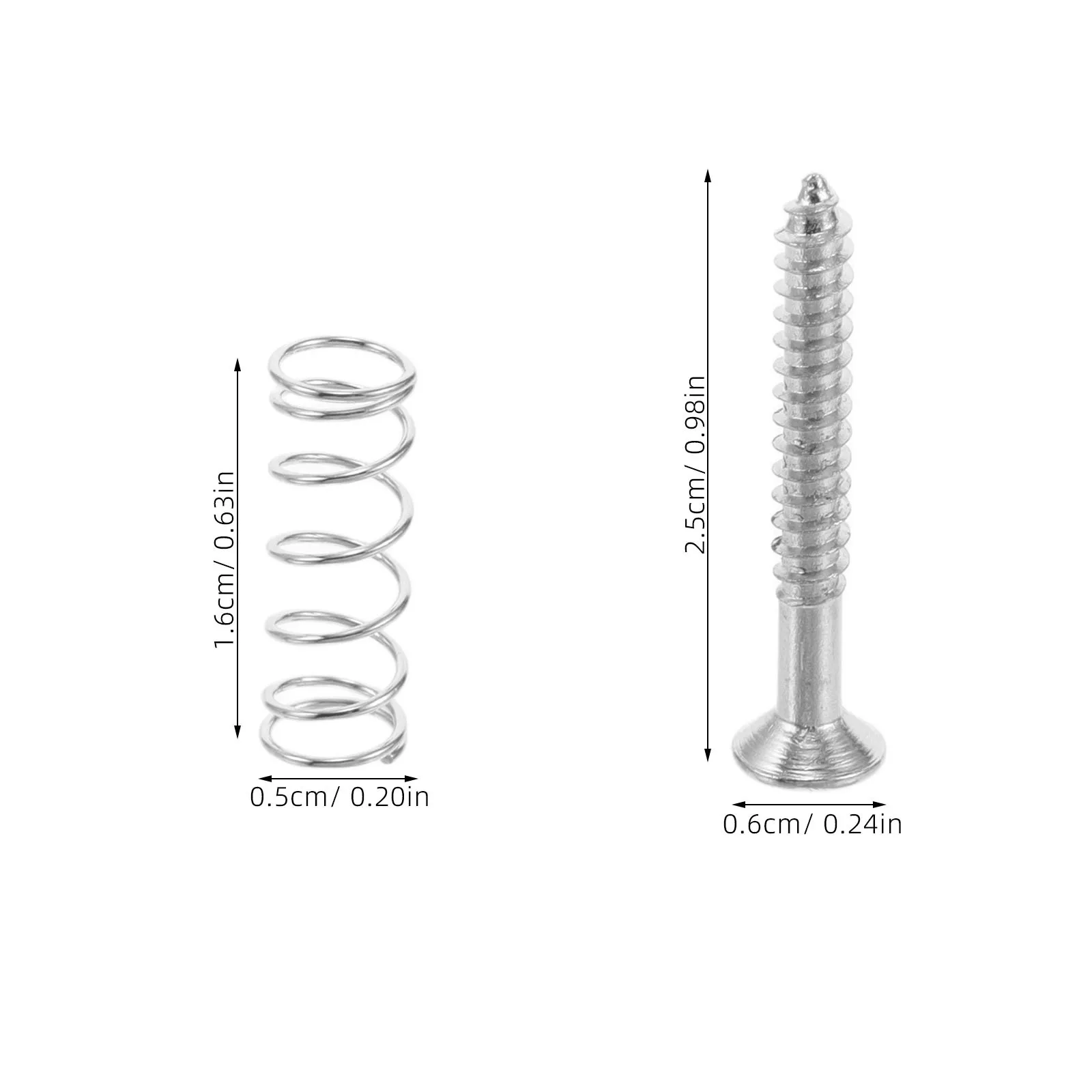 1 مجموعة مسامير لاقط الغيتار الينابيع الغيتار الكهربائي الأجهزة استبدال أجزاء التثبيت ترقية أداء الصوت واضحة #3