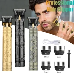 Cortadora de pelo T9 para hombre, afeitadora de barba corporal, cortadora de pelo eléctrica, máquina profesional de barbero