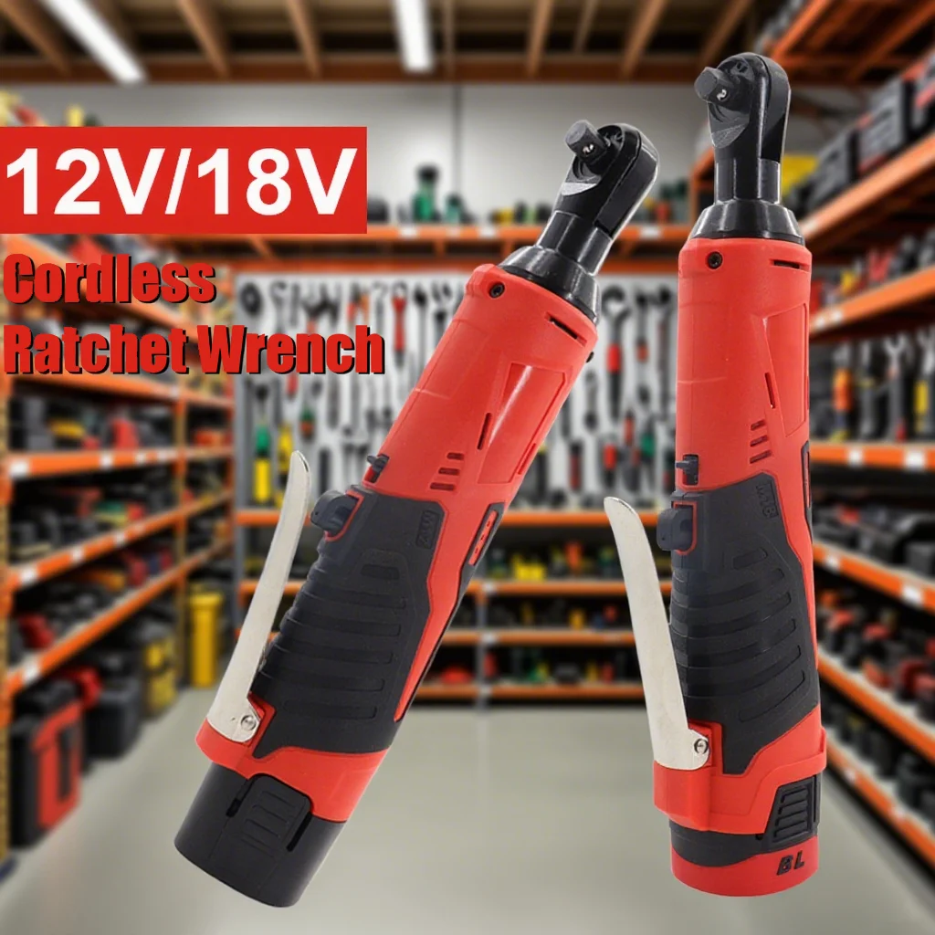 

3/8 Rechargeable Electric , Ratchet Set, Angle Drill, Screwdriver To Remove Screw Nut, Automobile Maintenance Tool