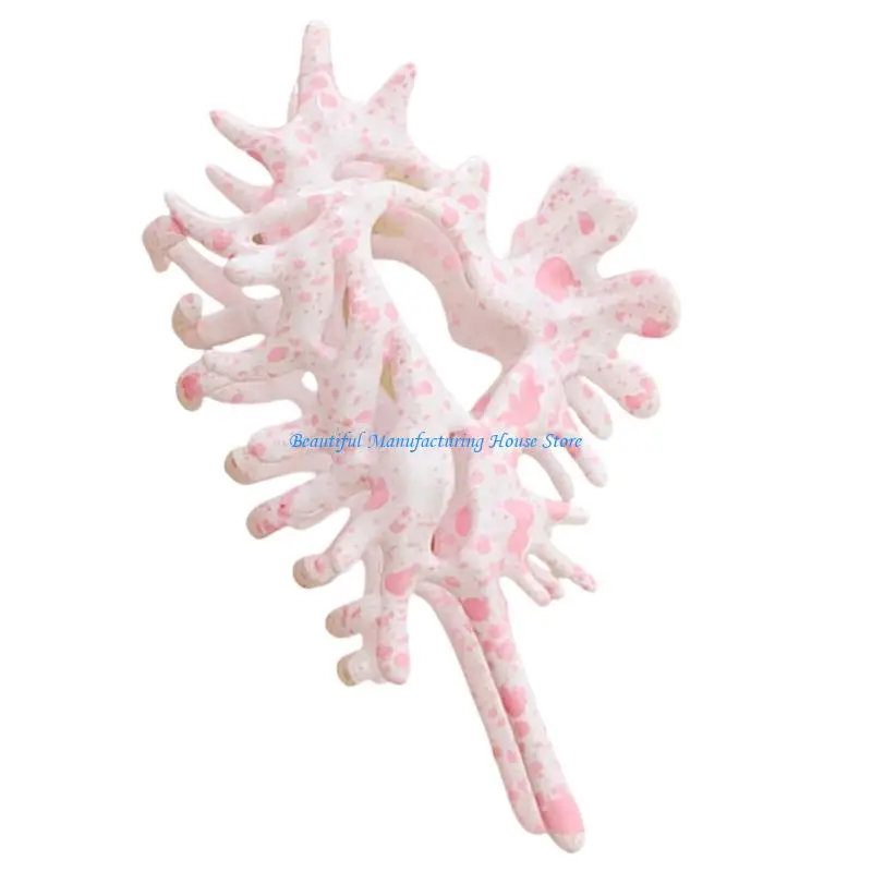 

E56A Fashionable Conch Design Hairpin Plastic Hair Claw Clip For Women and Girls