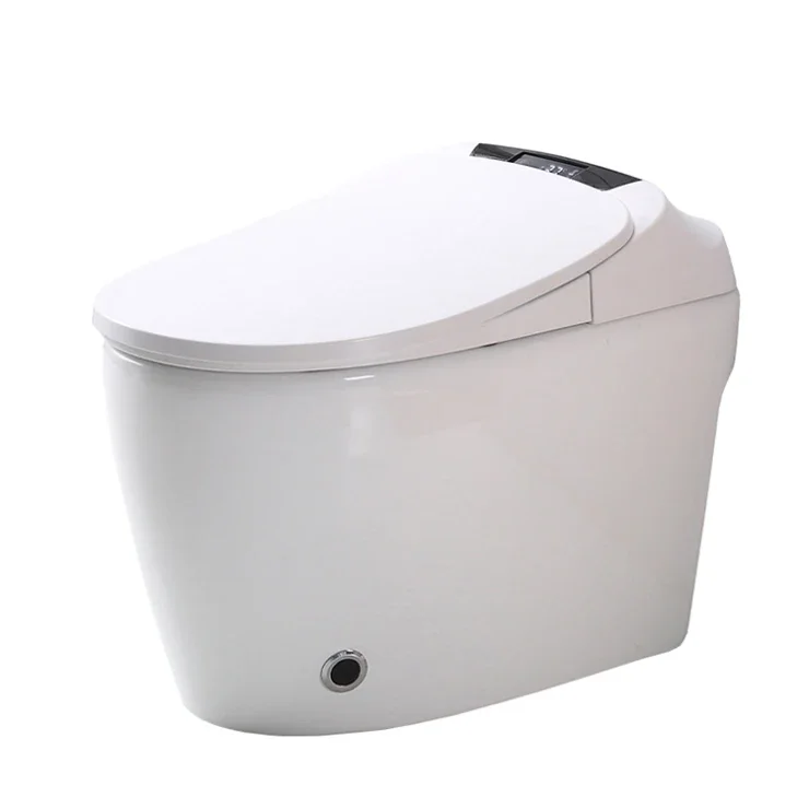 2021 New design high-end multifunctional automatic sensor smart  toilets wireless toilet for airport restroom