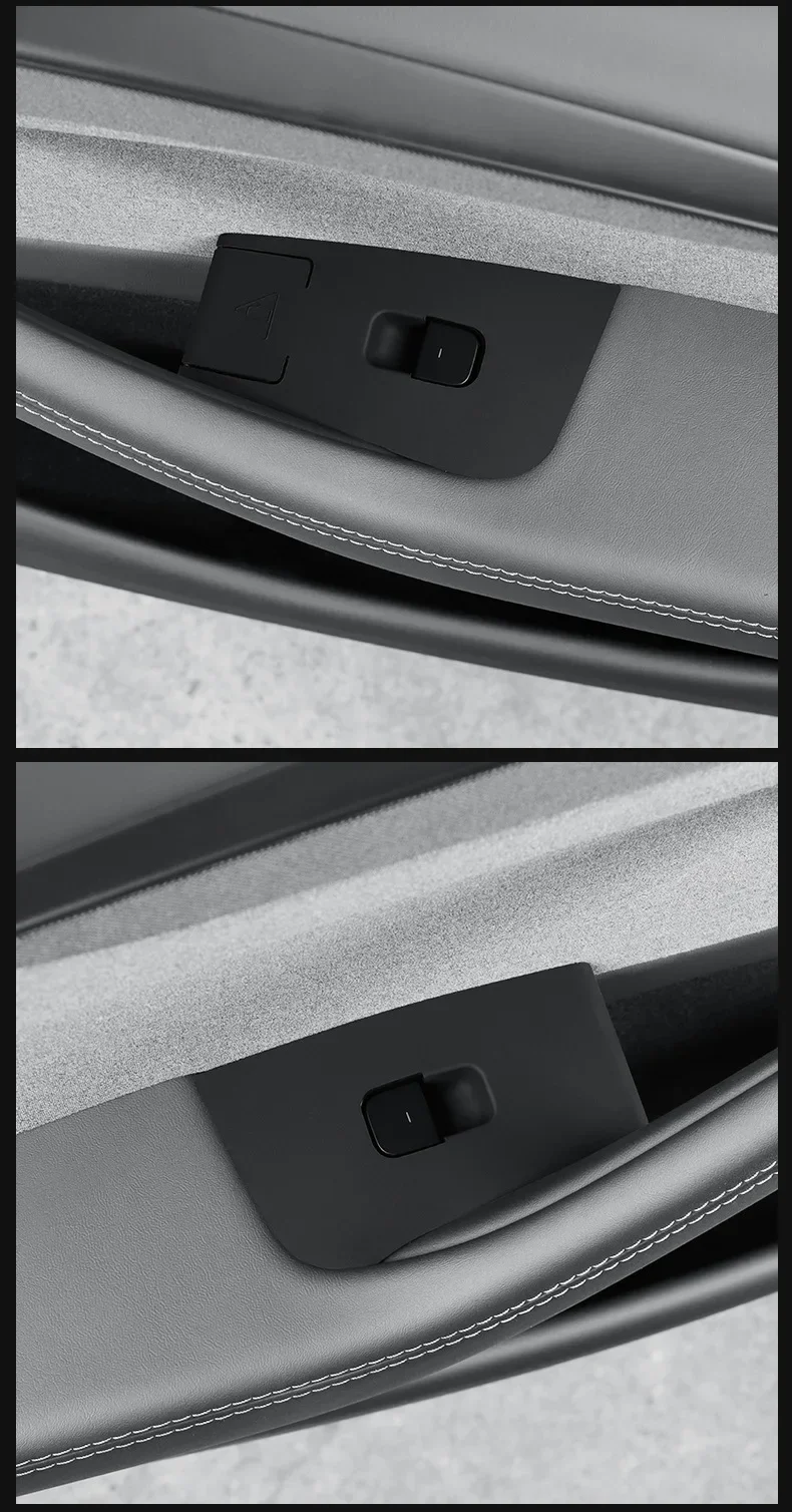 Für Tesla Model Y YL Juniper 2026 2025 Fensterheber-Schalter Schutzabdeckung Heberknopf-Zierleiste Dekorative Abdeckung Auto-Zubehör – Detail 12