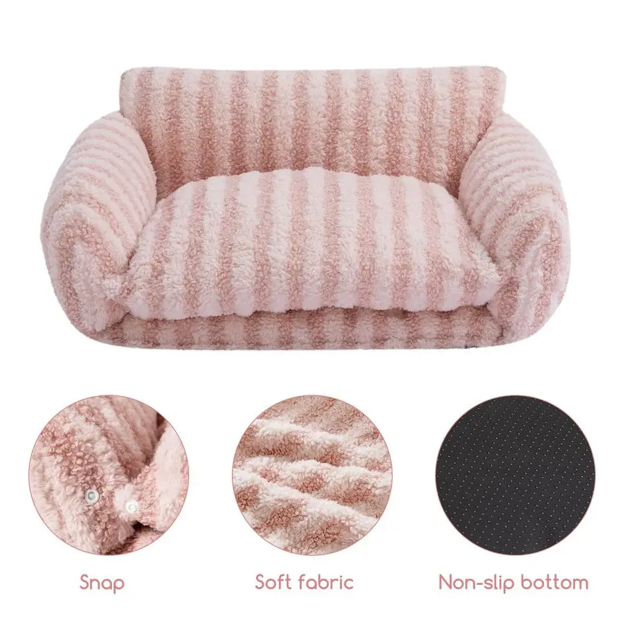 Double-Layer Plush Cat & Dog Bed 5