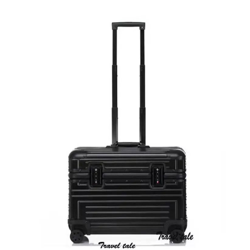 Aluminum Frame Upper Flip Rod Travel Luggage Camera Longcase