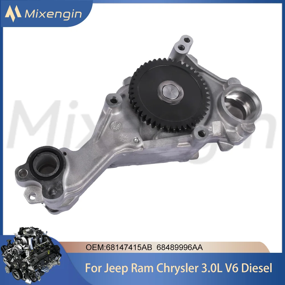 Engine Parts Oil Pump Fit 3.0 L V6 Diesel EXF EXN For Jeep Grand Cherokee Wrangler Dodge Ram Pick-UP RAM Pickup 3.0L 68489996AA