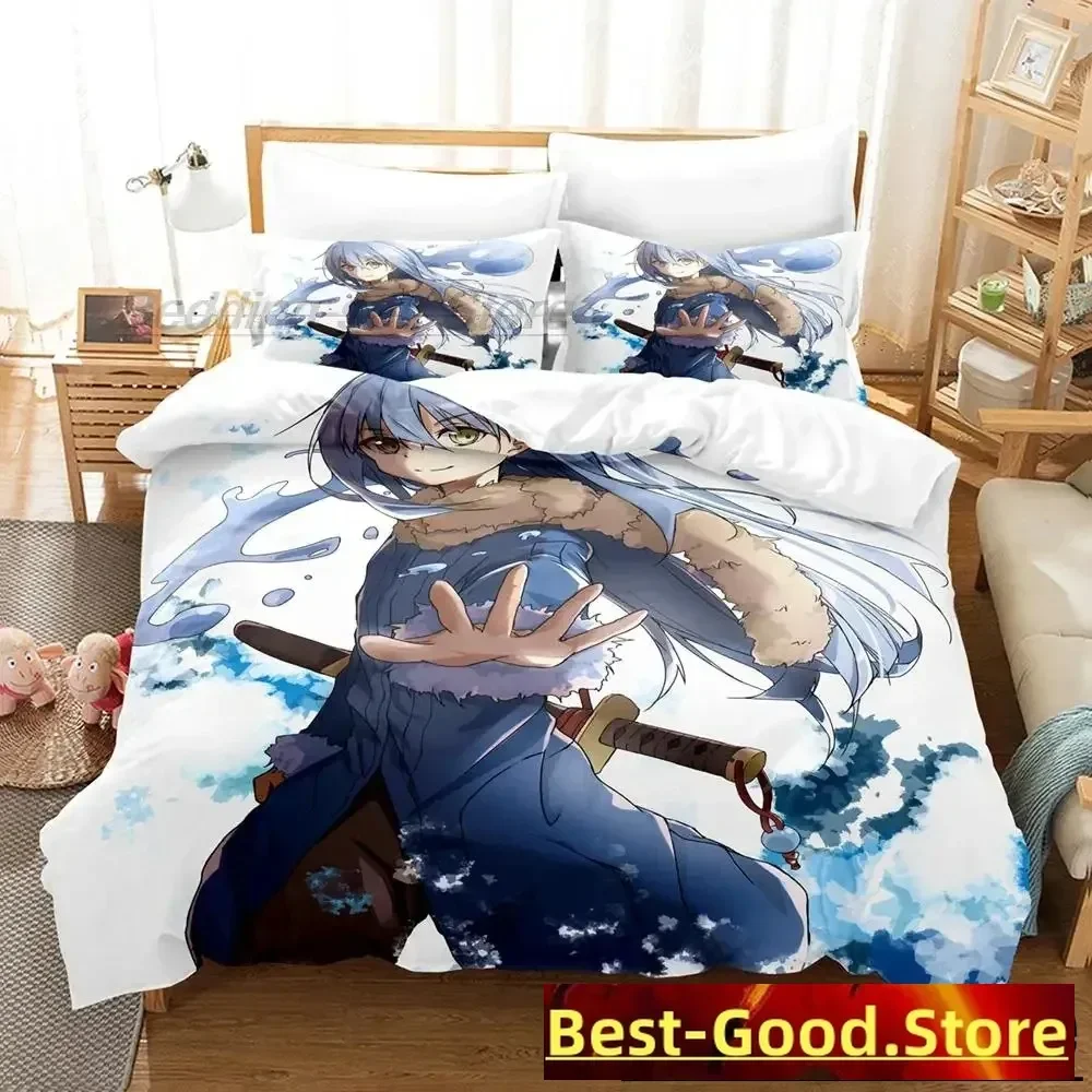 That Time I Got Reincarnated as a Slime Bedding Set Single Twin Full Queen King Size Bed Set Adult Kids 3D Print Anime Cartoon