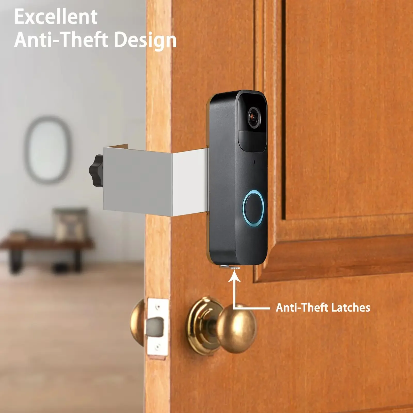 Blink Video Doorbell Anti-Theft Mount Sensor for Apartment Home (Single Lock)