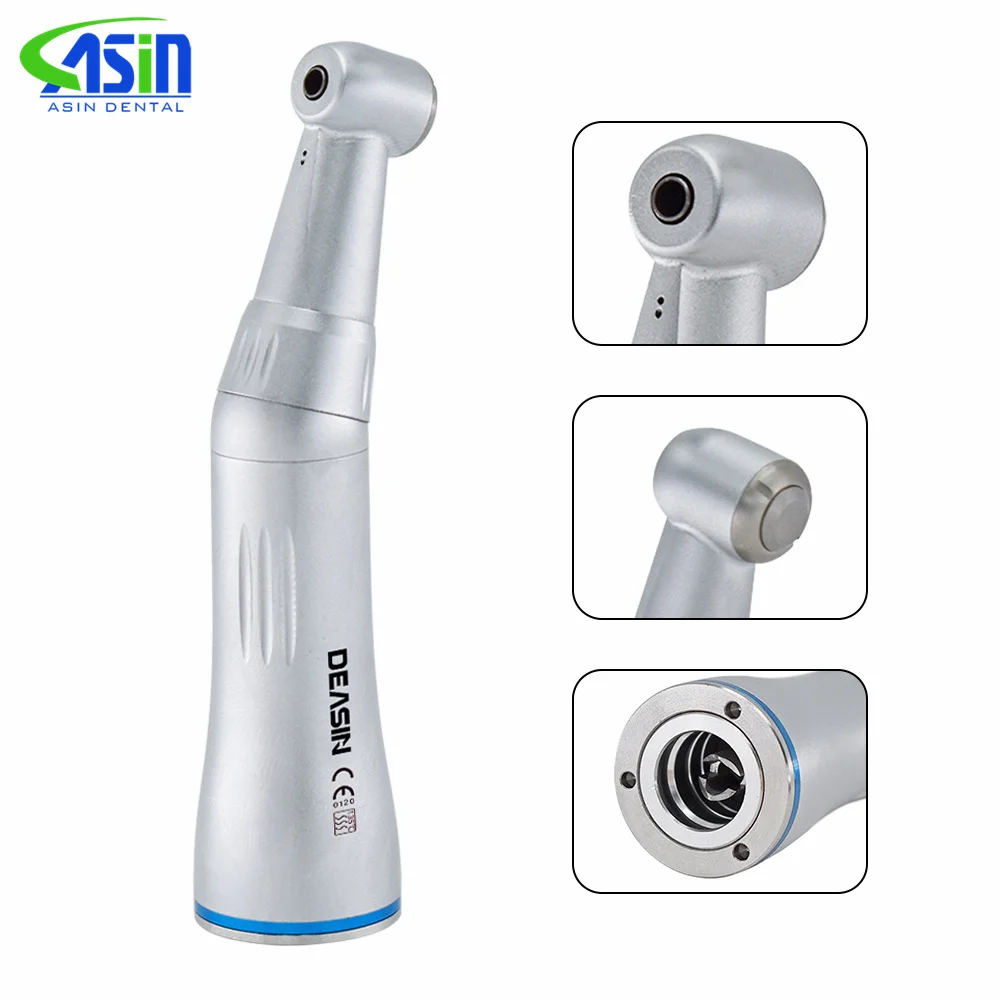 Dental Inner Water Spray Spray Contra Angle Handpiece Push Button for E type motor Low Speed Handpiece