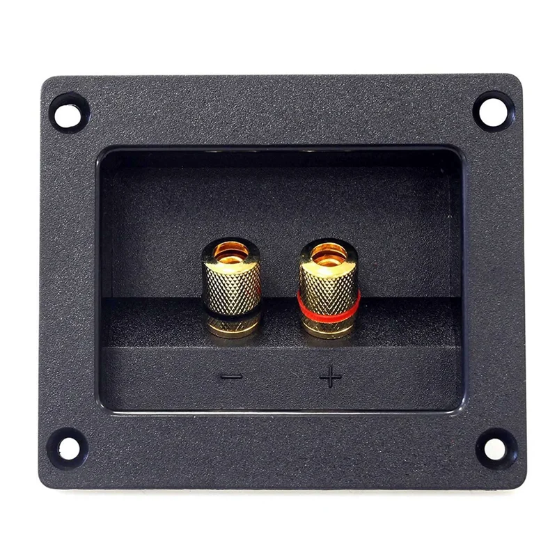 【حار بيع!】6 قطعة لتقوم بها بنفسك سيارة ستيريو 2-Way صندوق مكبر الصوت محطة الربيع كأس موصل الموز جاك والمقابس مضخم الصوت المقابس 93X80mm