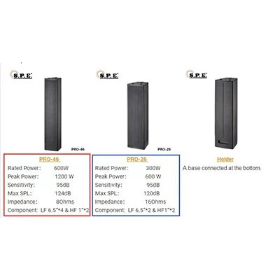 Active Column speaker powerful sound 18 inch active subwoofer active line array column speaker powerful column speaker