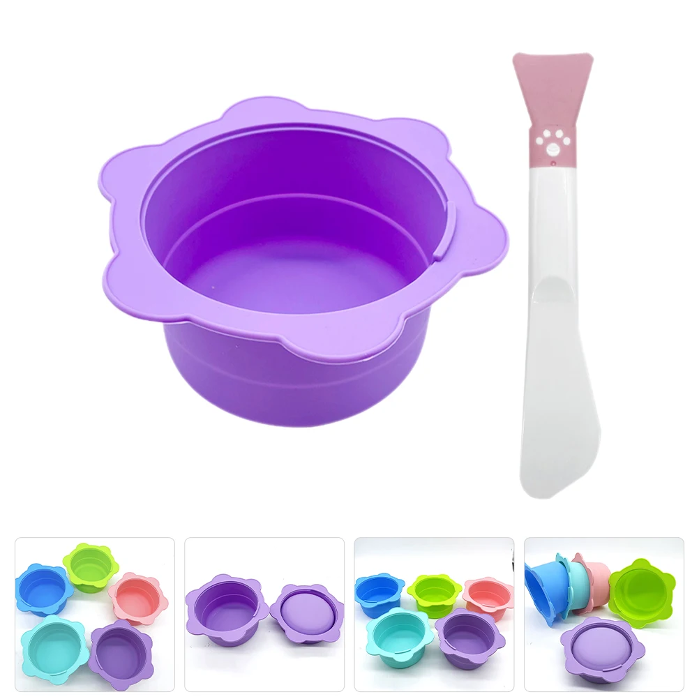 

1 set 1 Set Hair Removal Wax Melting Container Silicone Wax Heater Inner Foldable Mask Bowl Kit Beauty Salon Diy Waxing Bowl