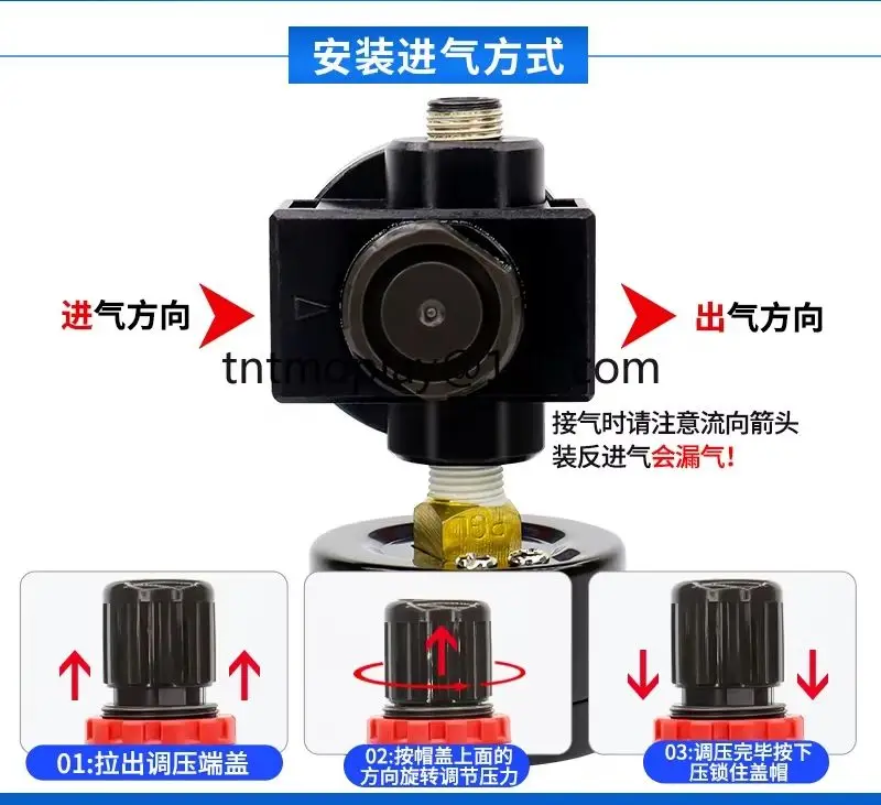 

Клапан регулирования воздуха ar2000, редукционный клапан давления газа, регулируемый пневматический клапан
