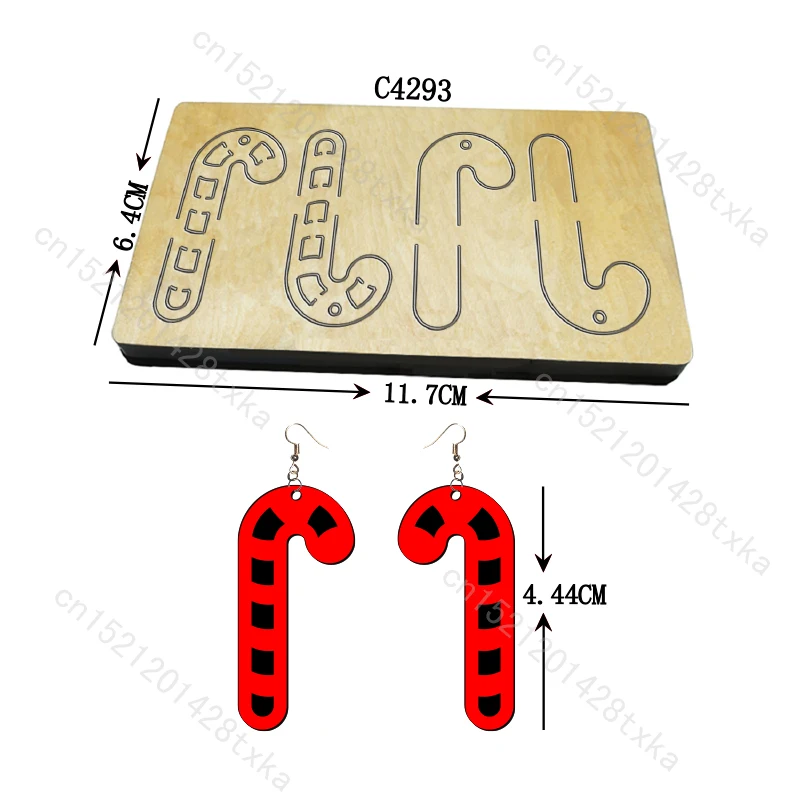 

Новые серьги Деревянные штампы Рождественский штамп для скрапбукинга C4293 Несколько стилей