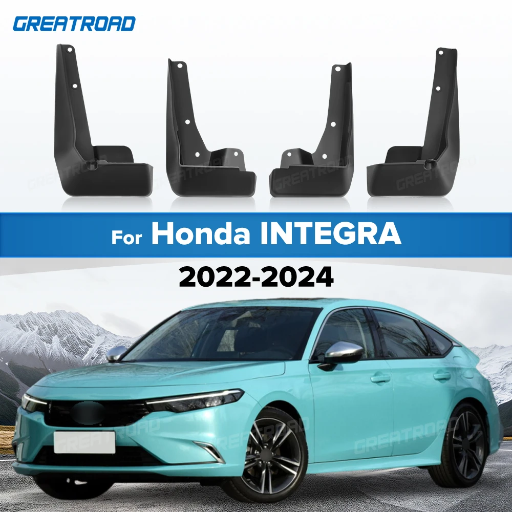 For Honda INTEGRA 2022 2023 2024 Fender Mudflaps Splash Guards Mudguards Mud Flaps car Accessories