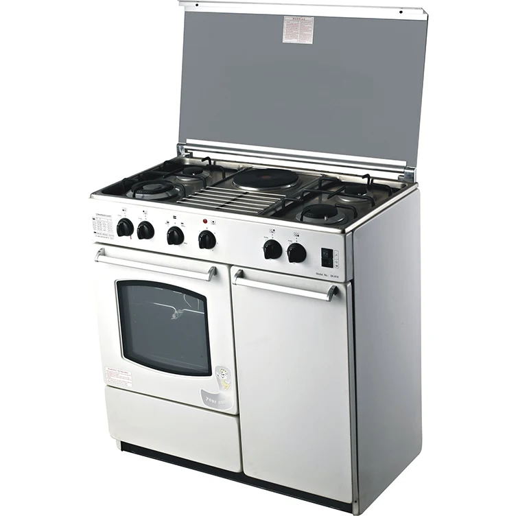 with Grill and Oven，Reinforced Glass Panel,Standalone Burner, Kitchen Baking Oven, with Oven,Stainless Steel Material