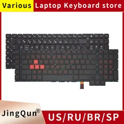 US Russian TW Laptop Keyboard For HP Omen 17-AN000 17-an011dx an012dx 17-an013dx 17-an014dx/025nm/026nm TPN-Q195 With Backlight