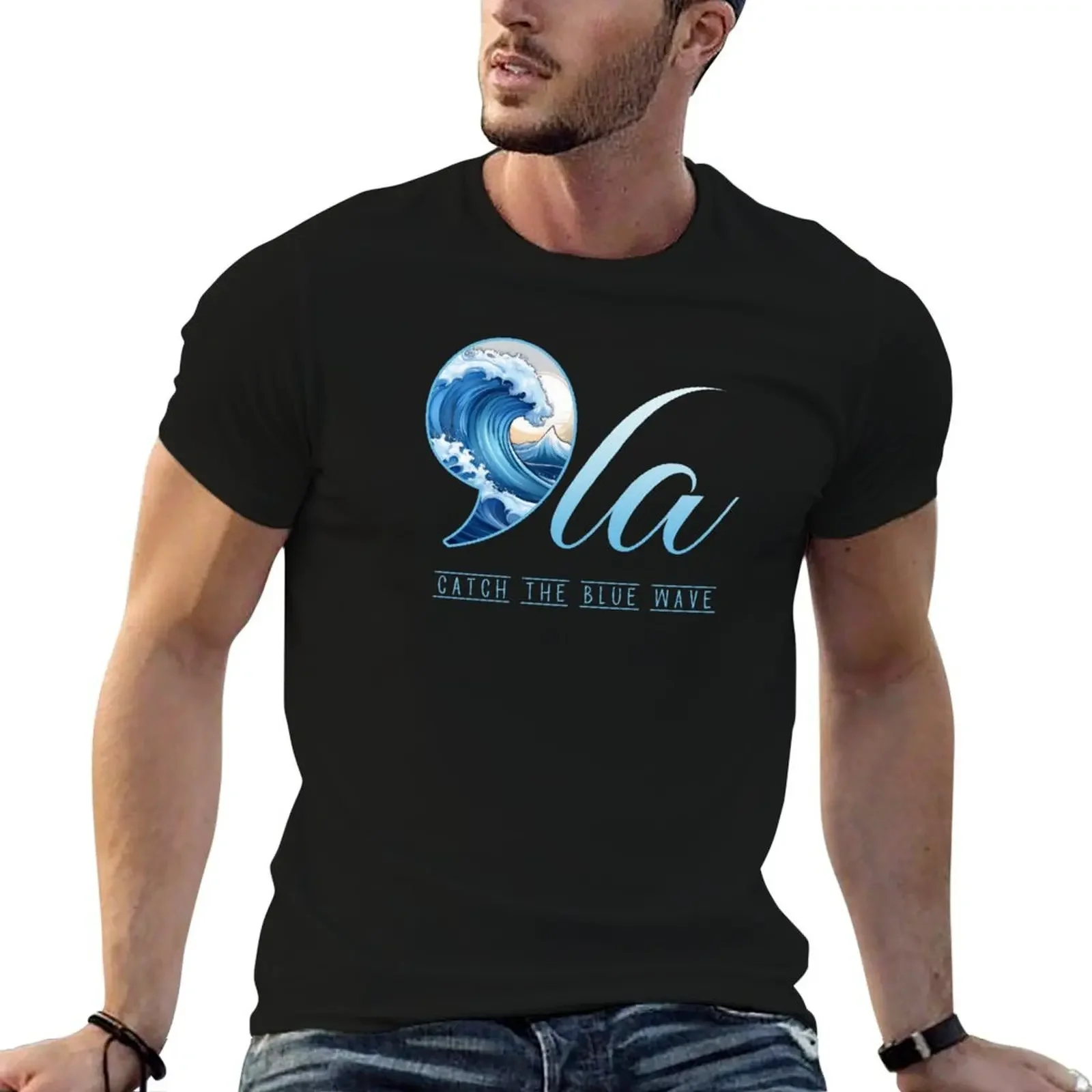 

Kamala Catch the Blue Wave T-Shirt Personalized t-shirt sweat valentines boutique clothes mens clothes