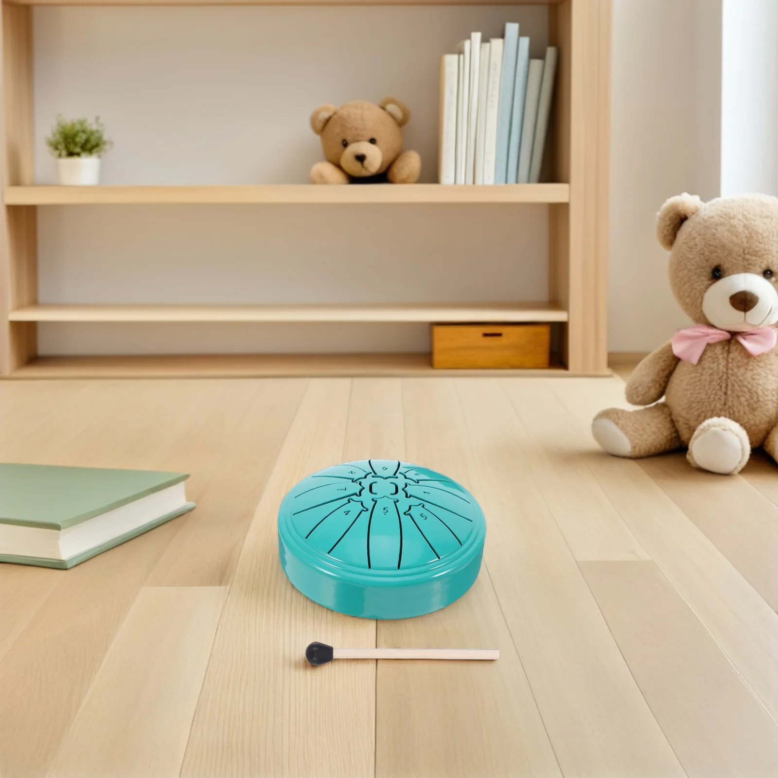 

8 Note 4 Inch Steel Tongue Portable Mini Rain Drum For Outdoor Yoga Music Education Percussion Instrument Beginners