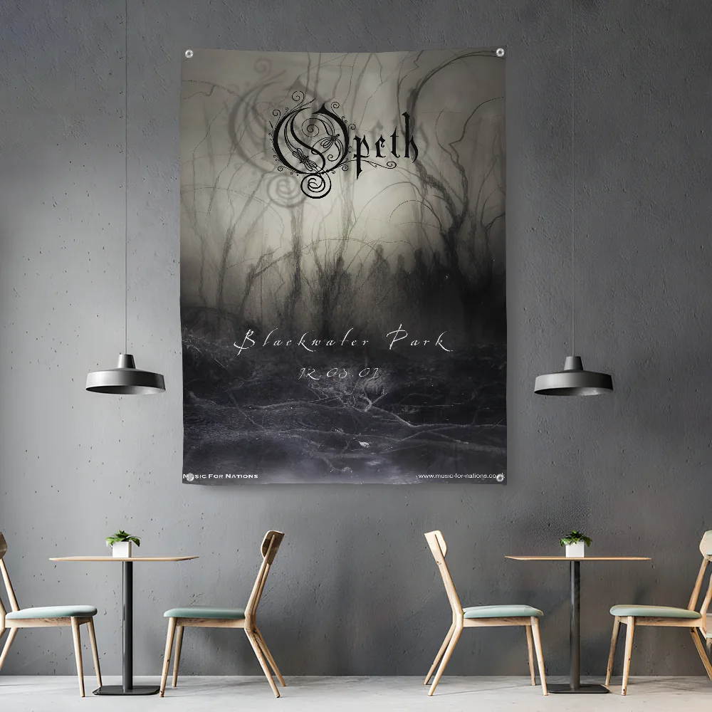 

O-Opeths Heavy Rock Band Flag Bedroom Living Bar Garden Outdoor Microfiber Festival Decoration Background Art Banner