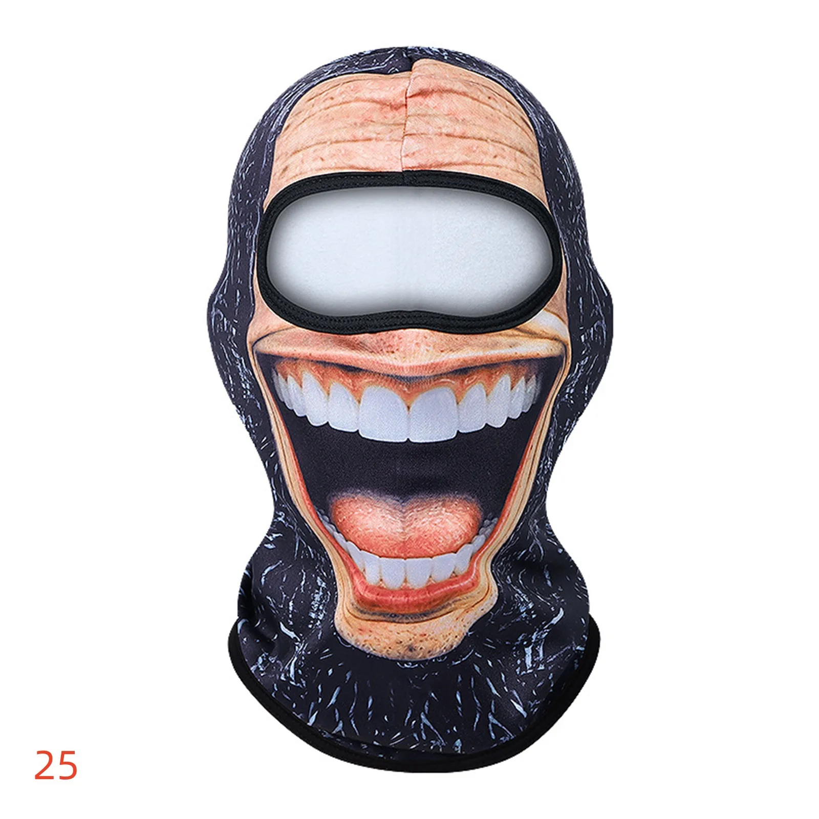 New winter cycling headgear motorcycle breathable outdoor sports skiing mask 3D funny mask warm mask Halloween parody tower stea