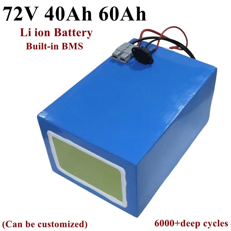 Kungfu 72v 40Ah 60Ah lithium ion battery pack li ion 50A 100A 150A 200A BMS 3000w 5000w 8000w 12000w scooter go cart motorcycle