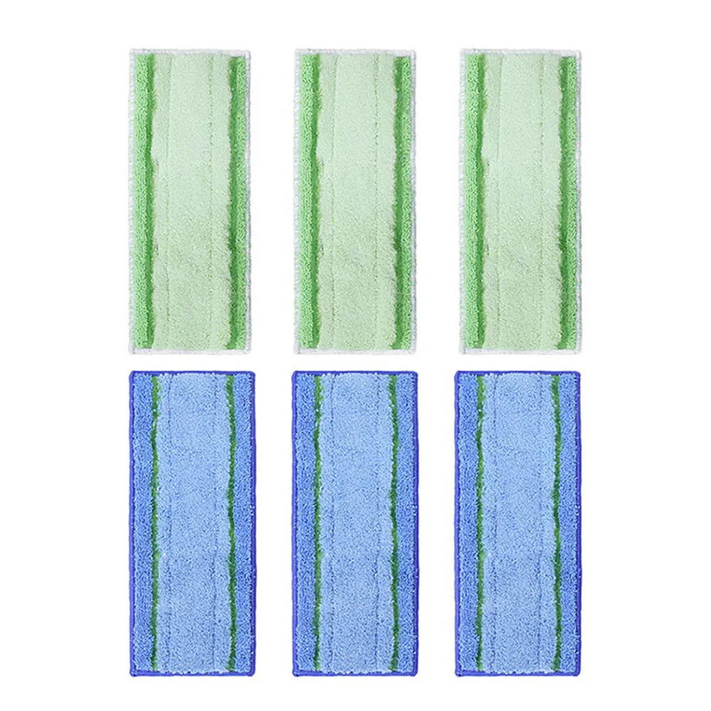 Almohadillas de fregado lavables de repuesto para aspiradora Braava Jet M6, almohadillas de fregona húmedas y secas reutilizables, paquete de 6 unidades