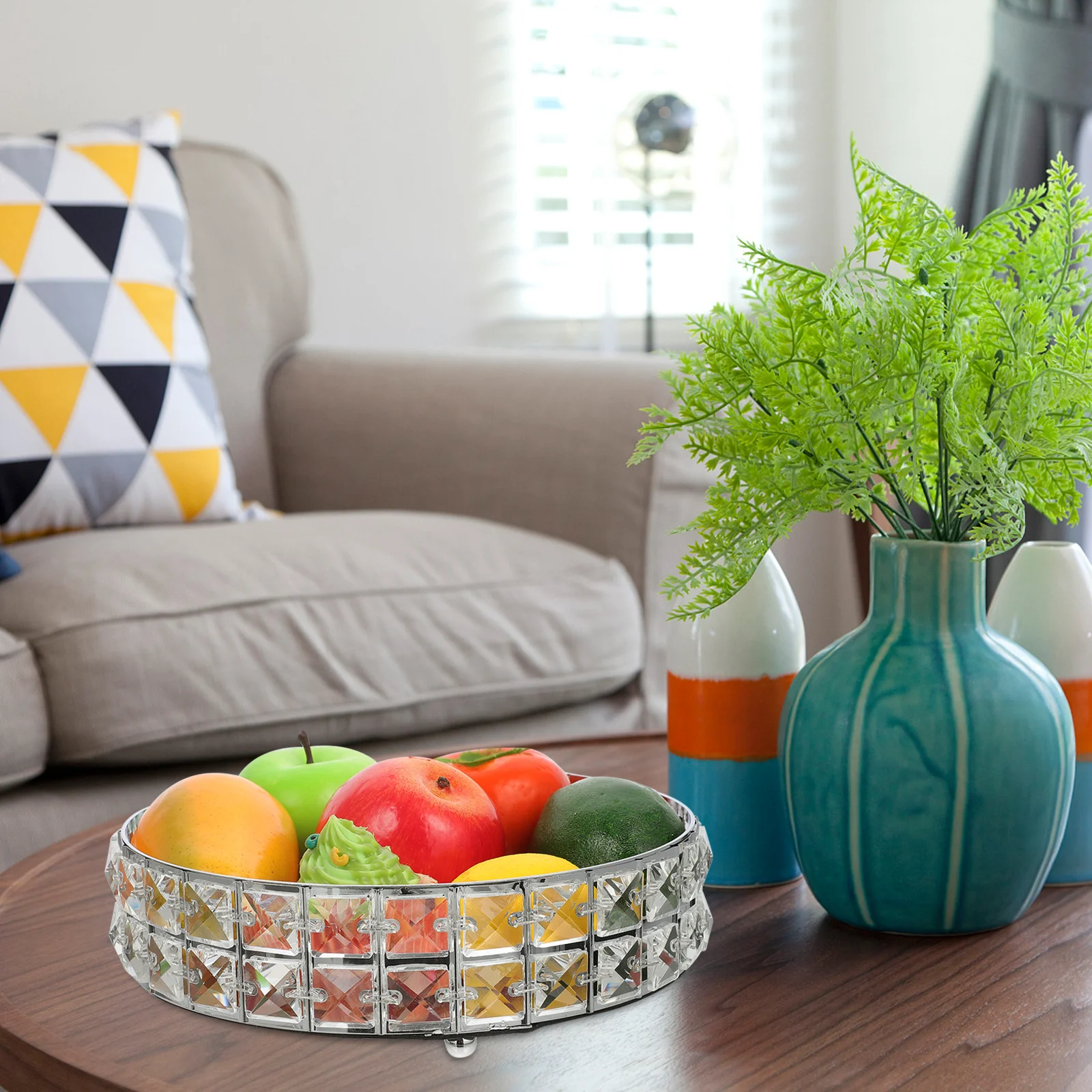 

Конфета, десертная тарелка, круглый зеркальный поднос, сервировочное блюдо, кухонный декоративный поднос для стола, домашний орнамент, подарок