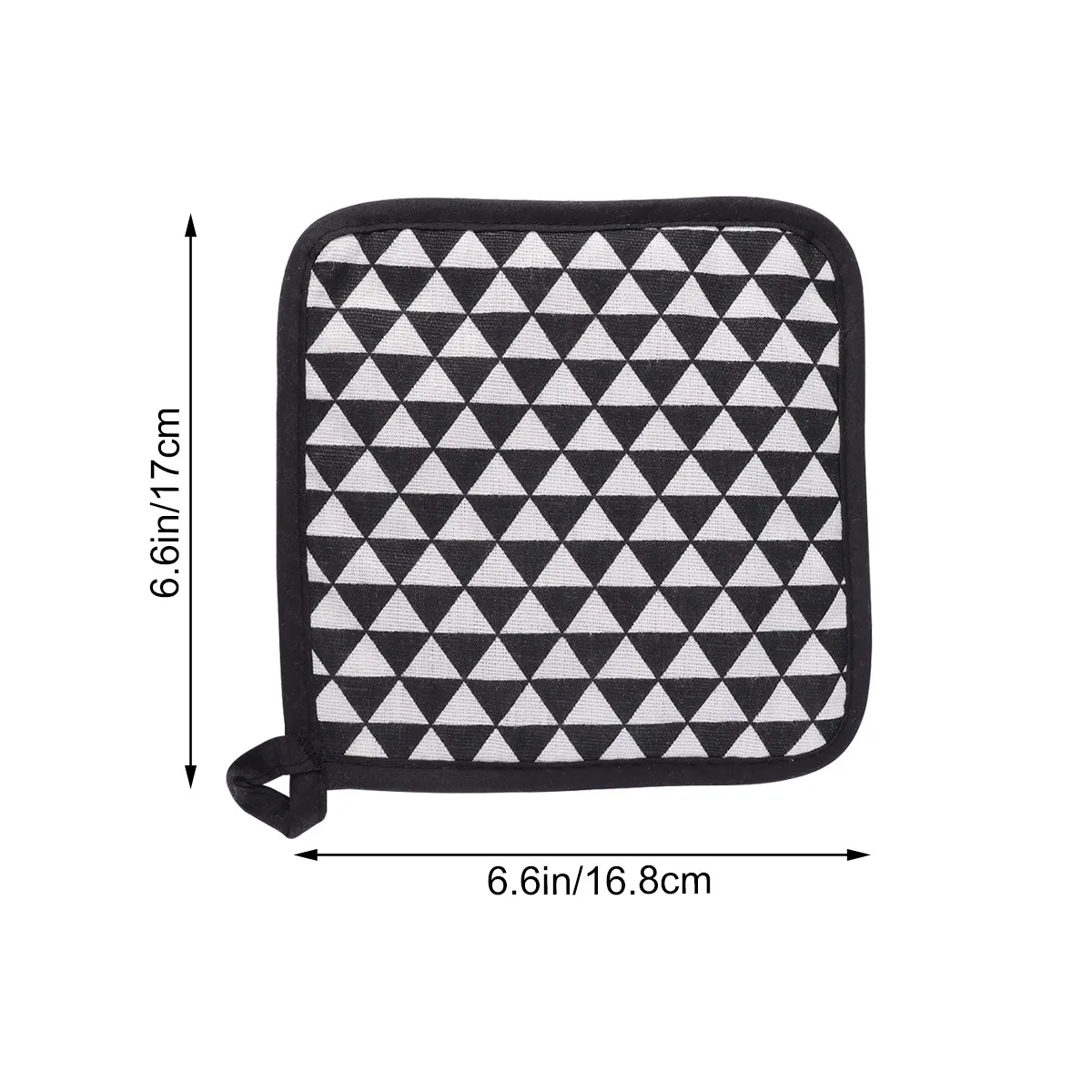 3Pcs Cotton Linen Thickened Heat Resistant Table Pad Pot Holder Insulation Mat for Oven Racks Microwave Baking Cup Mats Placemat - view 6