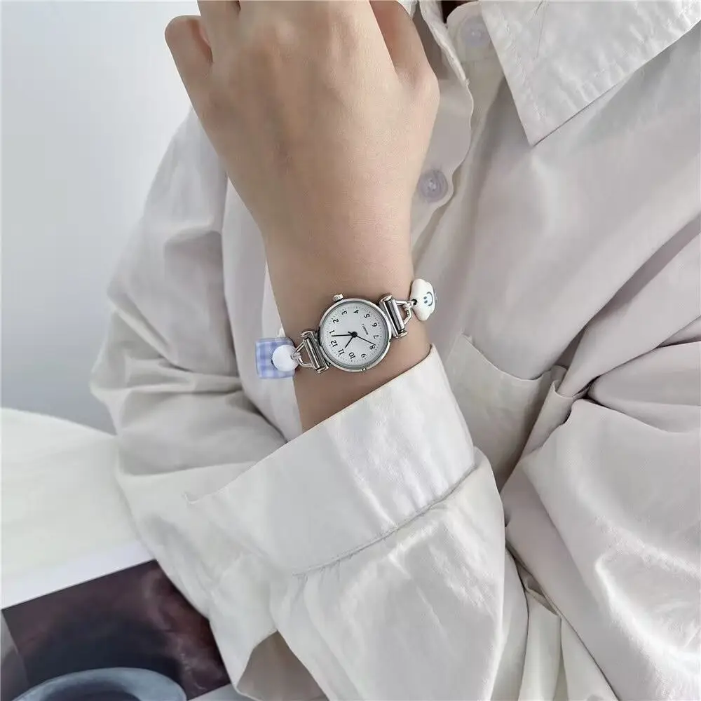 جديد الأزرق سلسلة سوار ساعة قابل للتعديل نجوم ساعة اليد ساعة ملحق الكرتون كوارتز ساعة الفتيات