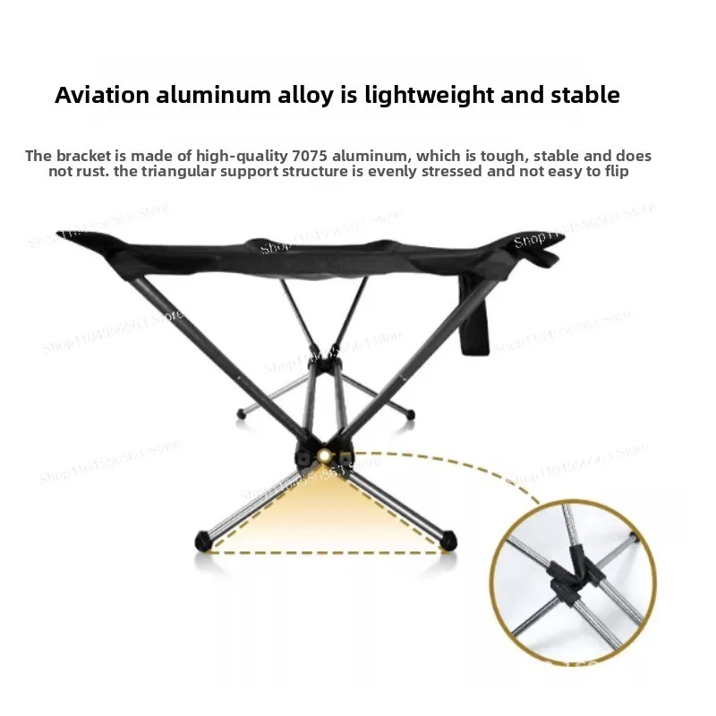 Aluminum alloy travel camping portable widened ultra-light folding bed for military use. Can support a weight of 240 pounds.