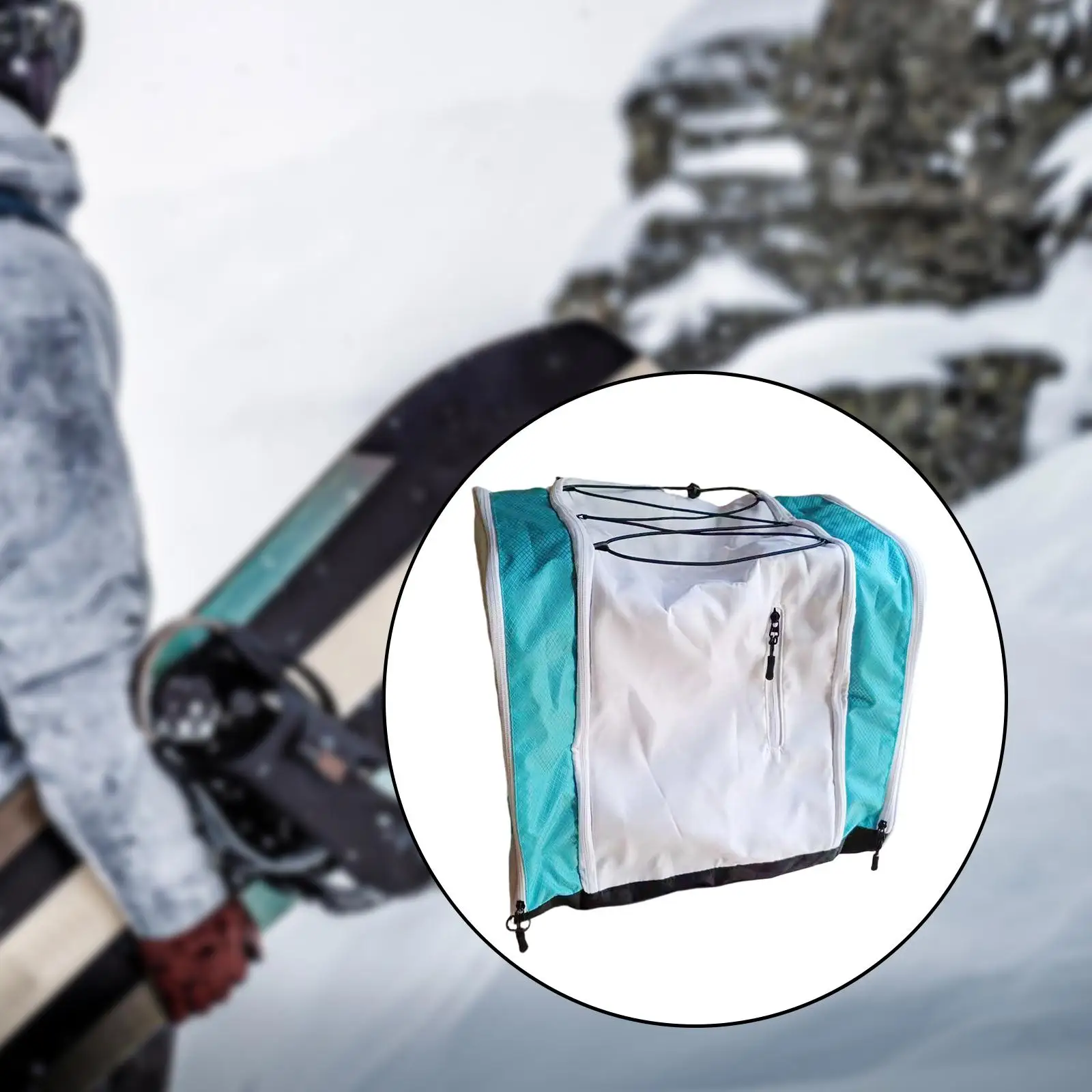 

Large Capacity Ski Boot Bag Backpack Waterproof Material for Snow Sports Travel and Equipment Storage