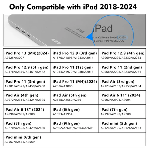 Imagen 2 del producto GOOJODOQ GO30 2024 lápiz óptico Bluetooth para Apple Pencil 2 1 iPad lápiz para iPad Pen Pro 11 2018-2024 12,9 Air 4 Air 5 Air 6