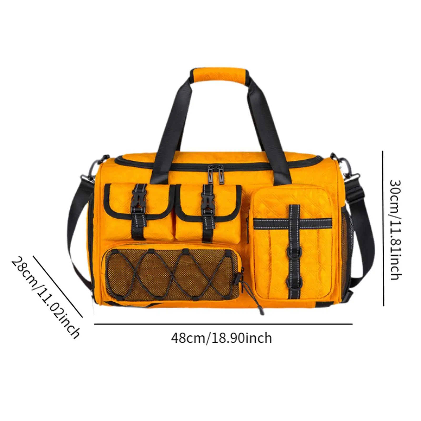 กระเป๋าเดินทางแบบดัฟเฟิล กระเป๋ากีฬา กระเป๋าออกกำลังกาย สำหรับผู้ชายและผู้หญิง ใส่เสื้อผ้า กระเป๋าเป้สะพายหลังแบบสปอร์ต