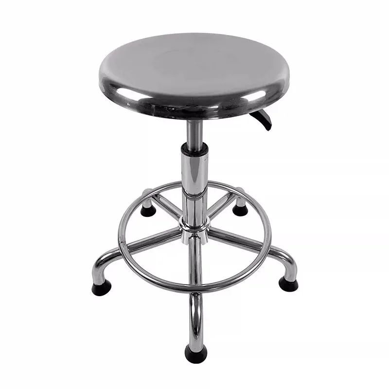 Stainless Steel Anti-static Chairs for Hospitals Modern Movable Stools Creative Breathable Laboratory Furniture for Workshops