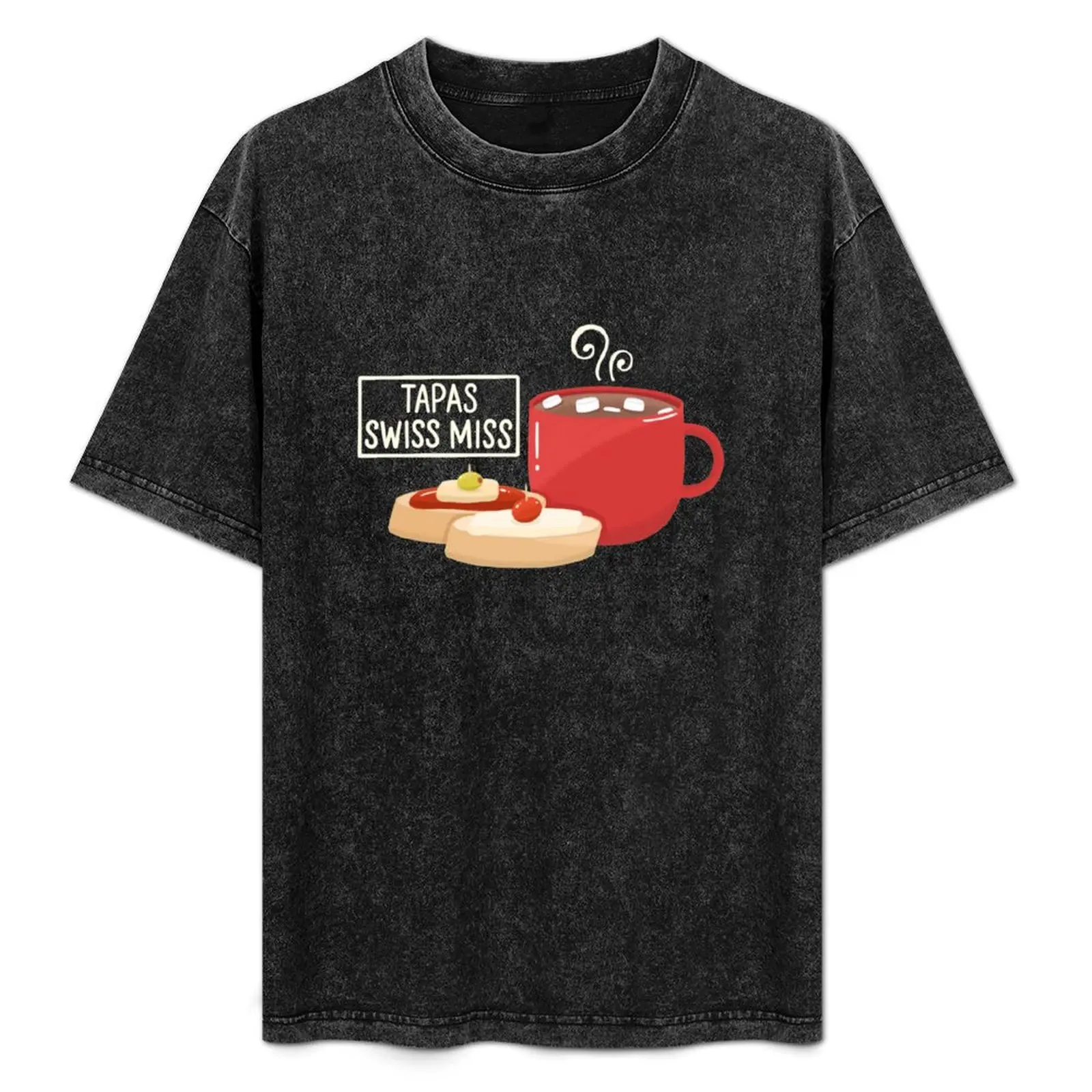 Camiseta The Office Tapas Swiss Miss, camiseta informal de manga corta a la moda