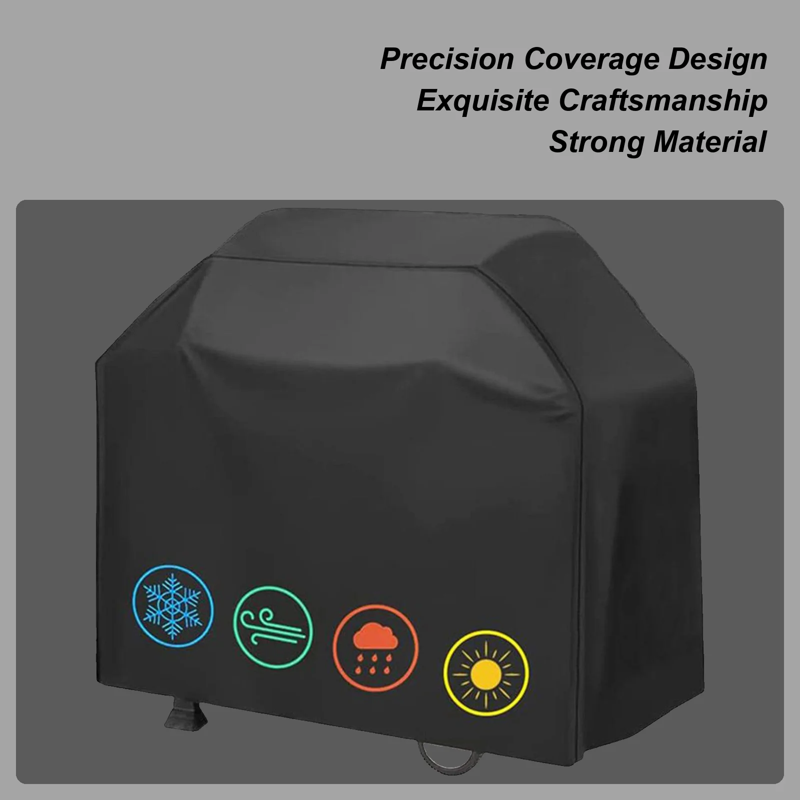 

Крышка для угольного гриля, крышка для гриля, стола, водонепроницаемая защита от УФ-лучей для оборудования для приготовления пищи на открытом воздухе, кемпинга, пикника, заднего двора