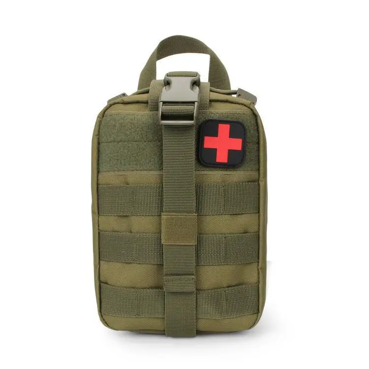 Camouflage MOLLE First Aid Storage Pouch Tactical Waist Organizer for Hiking and Outdoor Emergency Supplies view 3