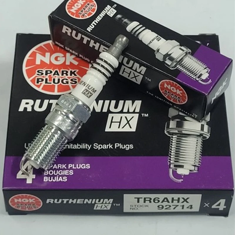 4/6Pcs TR6AHX Ruthenium Spark Plug NGK 92714 for Ford Focus Crown Victoria Chevy Corvette Lincoln Town Car Mercury Grand Marquis